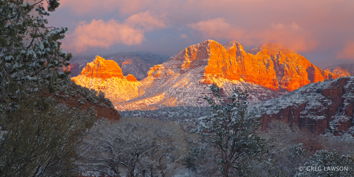 Winter in Sedona, Arizona. Image Copyright Greg Lawson.